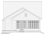 Cottage House Plan - Legacy 43701 - Rear Exterior