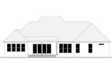 Traditional House Plan - Vista Oaks 76434 - Rear Exterior
