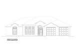 Traditional House Plan - 74367 - Front Exterior