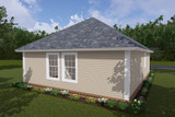 Secondary Image - Cottage House Plan - 21780 - Rear Exterior