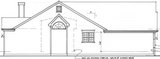 Bungalow House Plan - Waverly A 74946 - Left Exterior