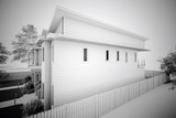 Contemporary House Plan - ModHaus III 74797 - Right Exterior