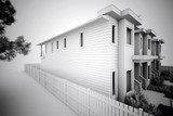 Contemporary House Plan - ModHaus III 74797 - Left Exterior