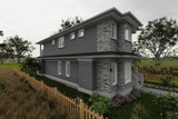 Prairie House Plan - Karlsbad 42597 - Left Exterior