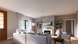 Farmhouse House Plan - Harrell 2 89144 - Great Room
