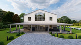 Contemporary House Plan - The Kora 15343 - Front Exterior