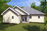 Secondary Image - Traditional House Plan - Marble Valley 64749 - Rear Exterior