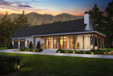 Farmhouse House Plan - Sawbranch 18122 - Front Exterior