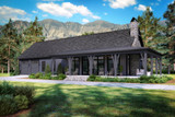 Farmhouse House Plan - Sawbranch 18122 - Exterior