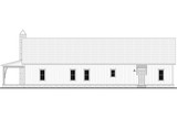 Farmhouse House Plan - Sawbranch 18122 - Rear Exterior