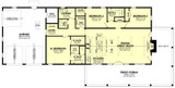 Farmhouse House Plan - Sawbranch 18122 - 1st Floor Plan
