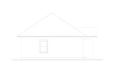 Traditional House Plan - Guest Casita 55622 - Left Exterior
