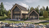 Modern House Plan - Hazelwood 84136 - Front Exterior