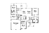 Traditional House Plan - Safron 93379 - 1st Floor Plan