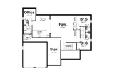 Traditional House Plan - Safron 93379 - Optional Floor Plan