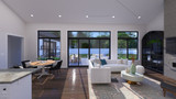 Farmhouse House Plan - Barranda 53372 - Family Room