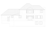 Traditional House Plan - Barrett 10755 - Rear Exterior