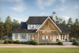 Craftsman House Plan - Stapleton 41681 - Rear Exterior