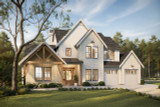 Craftsman House Plan - Stapleton 41681 - Left Exterior