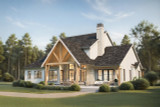 Craftsman House Plan - Stapleton 41681 - Left Exterior