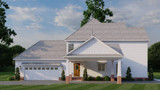 Farmhouse House Plan - Summer Avenue Midtown 87416 - Left Exterior