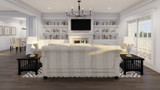 Farmhouse House Plan - Summer Avenue Midtown 87416 - Great Room
