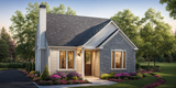 Cottage House Plan - Ansley 34208 - Front Exterior