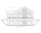 Craftsman House Plan - 38433 - Rear Exterior