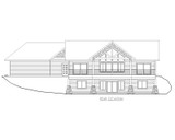 Craftsman House Plan - 74994 - Rear Exterior