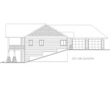 Craftsman House Plan - 74994 - Left Exterior
