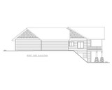 Craftsman House Plan - 74994 - Right Exterior