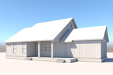 Secondary Image - Country House Plan - Jade Oaks 88337 - Rear Exterior