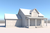 Country House Plan - Jade Oaks 88337 - Left Exterior