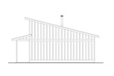 Contemporary House Plan - Garage 78394 - Right Exterior