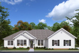 Traditional House Plan - Woodville 59897 - Front Exterior