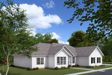 Traditional House Plan - Woodville 59897 - Left Exterior