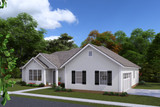 Traditional House Plan - Woodville 59897 - Right Exterior