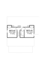 Secondary Image - Craftsman House Plan - Victotria 99030 - 2nd Floor Plan