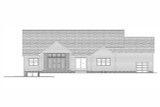 Country House Plan - 87848 - Rear Exterior