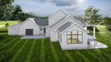Farmhouse House Plan - 89344 - Rear Exterior
