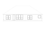 Secondary Image - Traditional House Plan - 10869 - Rear Exterior