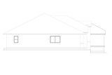 Traditional House Plan - 10869 - Left Exterior