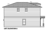 Traditional House Plan - Brentwood 19772 - Left Exterior