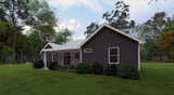 Farmhouse House Plan - The Crescent 36653 - Rear Exterior