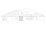 Craftsman House Plan - Barlow 87019 - Rear Exterior