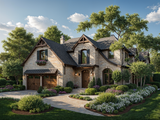 Traditional House Plan - Newman  65744 - Front Exterior