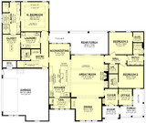 Farmhouse House Plan - Remington Ridge 82735 - 1st Floor Plan