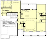 Southern House Plan - Hammond 93807 - Optional Floor Plan