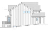 Farmhouse House Plan - Auburn 29215 - Left Exterior