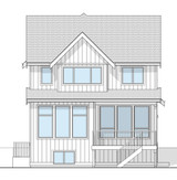 Farmhouse House Plan - Auburn 29215 - Rear Exterior